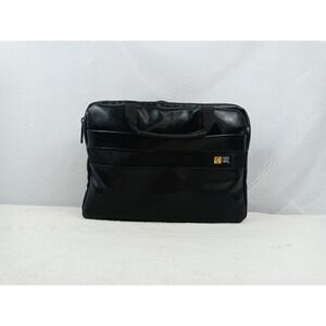 Case Logic Carrying Case Black Leather‎ Portable DVD Player Case 10.5" x 8" Case